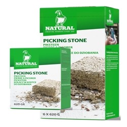 Natural Picking Stone w kostce do dziobania- 6x