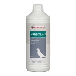 Oropharma Herbolan 1000ml – tonik ziołowy w płynie bogaty w spirulinę dla gołębi