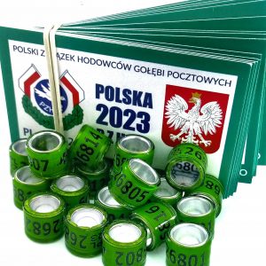 OBRĄCZKI DLA GOŁĘBI POCZTOWYCH 2023