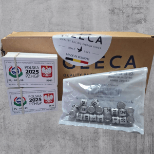 Obrączki dla gołębi z kartami 2025 FCI
